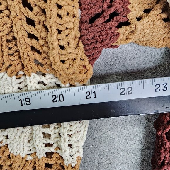 Womens LuLaRoe Open Knit Mariah Sweater Multicolor Striped Long Sleeve Size XL - Picture 9 of 11